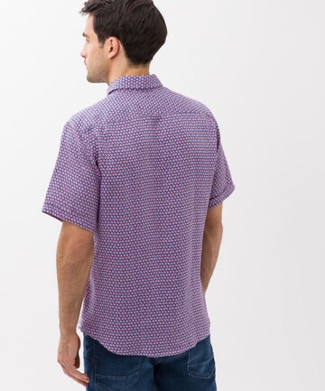BRAX Regular fit Button Up Shirt 'Dan' in Blue