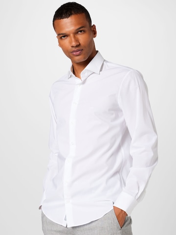 Michael Kors - Regular Fit Camisa clássica em branco: frente