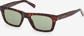 Lunettes de soleil GUESS JEANS en marron : devant