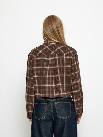 minus Blouse 'Regine' in Brown
