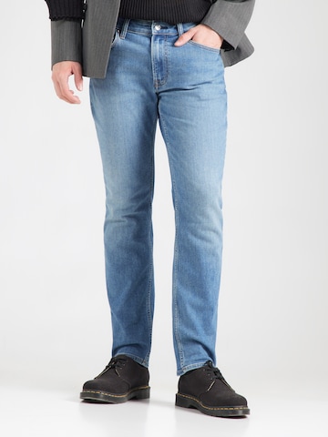 Calvin Klein Jeans Slimfit Jeansy w kolorze niebieski: przód