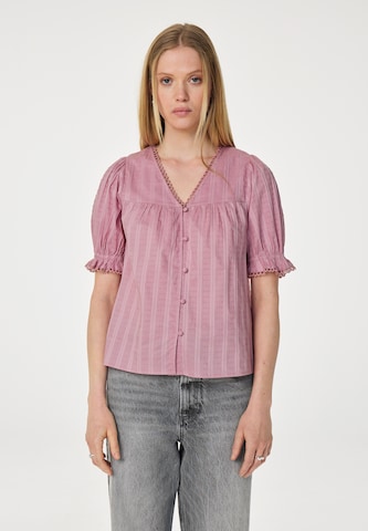 Fabienne Chapot Blouse in Roze: voorkant