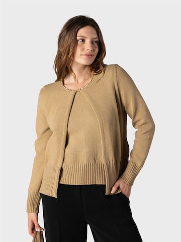 NAULOVER Cardigan ' ' i brun: forside