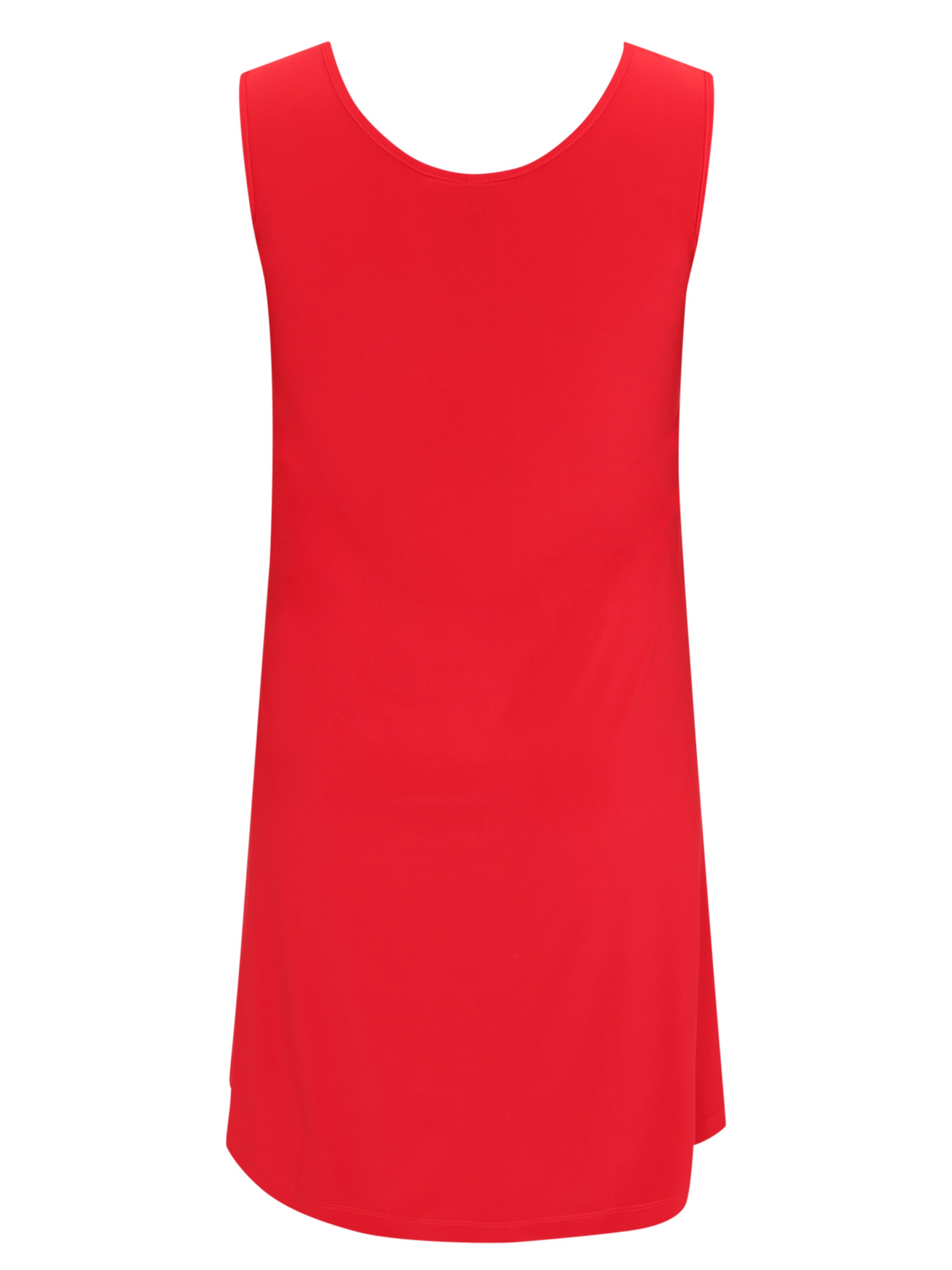 YOEK Jurk ' Sleeveless ' in Rood
