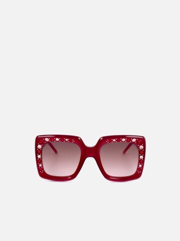 Carolina Herrera Zonnebril 'Carolina Herrera HER 0178/S Burgundy pink 53/23/145 Women Sunglasses' in Rood: voorkant