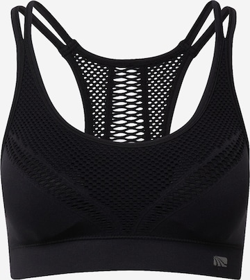 regular Reggiseno sportivo di Marika in nero: frontale