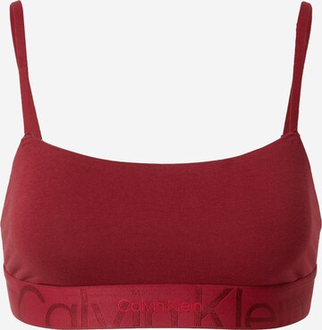 Soutien-gorge Calvin Klein Underwear en rouge : devant