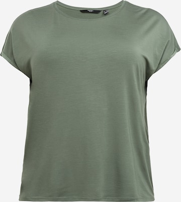 Vero Moda Curve T-shirt 'Aya' i grön: framsida