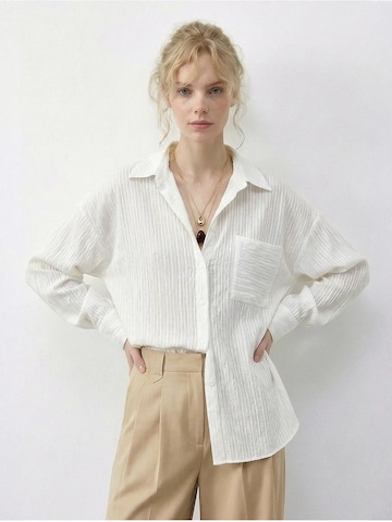 T-shirt Bianco Lucci en blanc : devant
