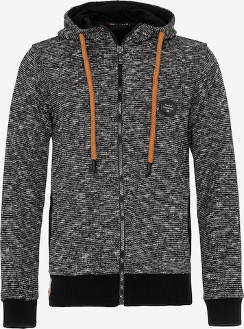 CIPO & BAXX Sweatjacke in Schwarz: predná strana