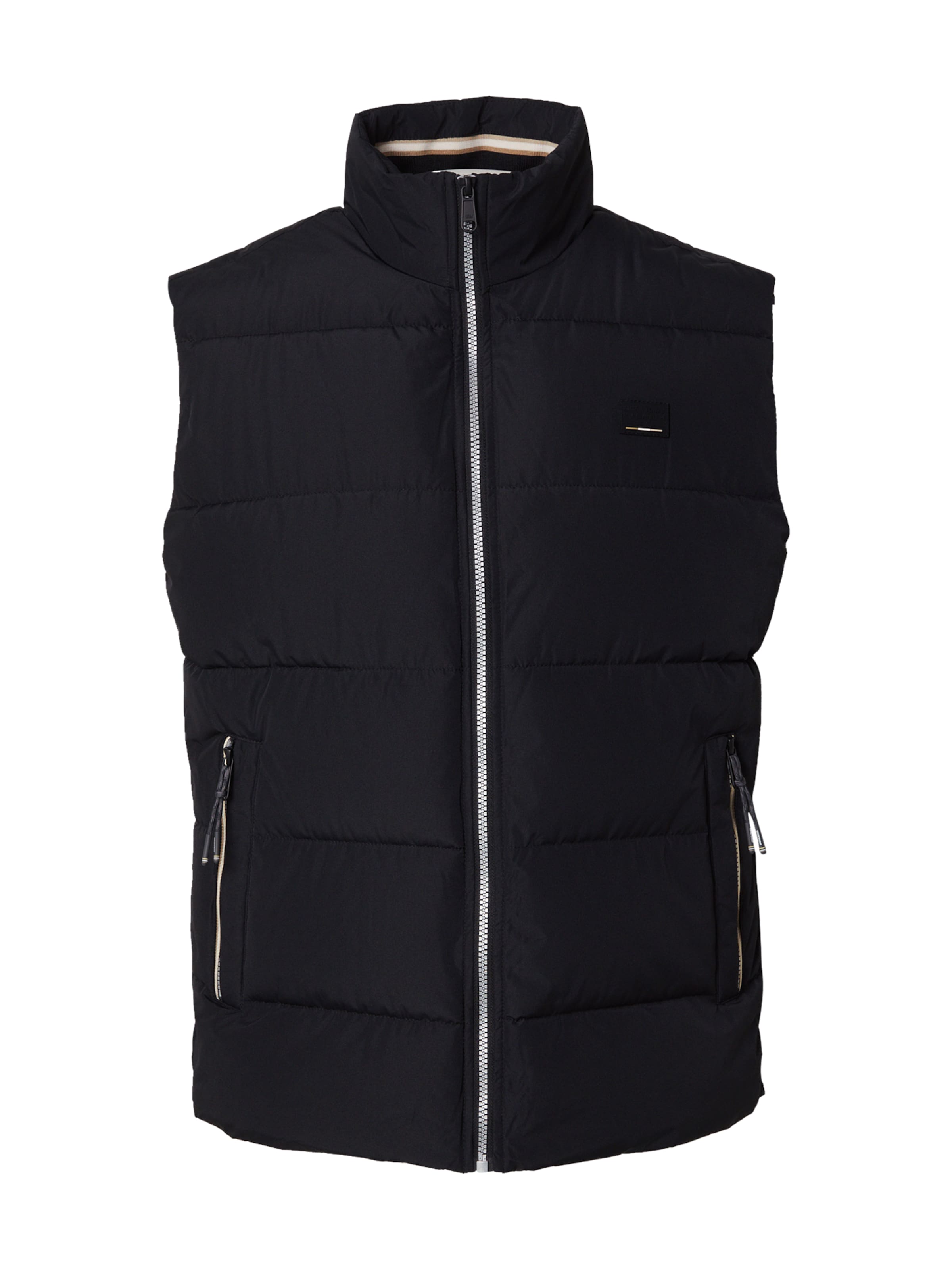 Jack & Jones Premium Bodywarmer 'JPRBLUALVES' in Zwart: voorkant