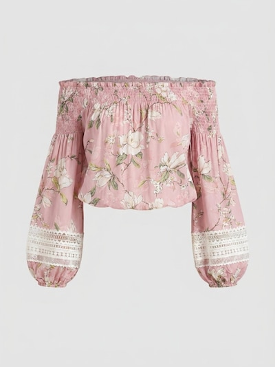 Miss June Top 'Blouse manches longues Gia' en S-M en rosa, Vista del producto
