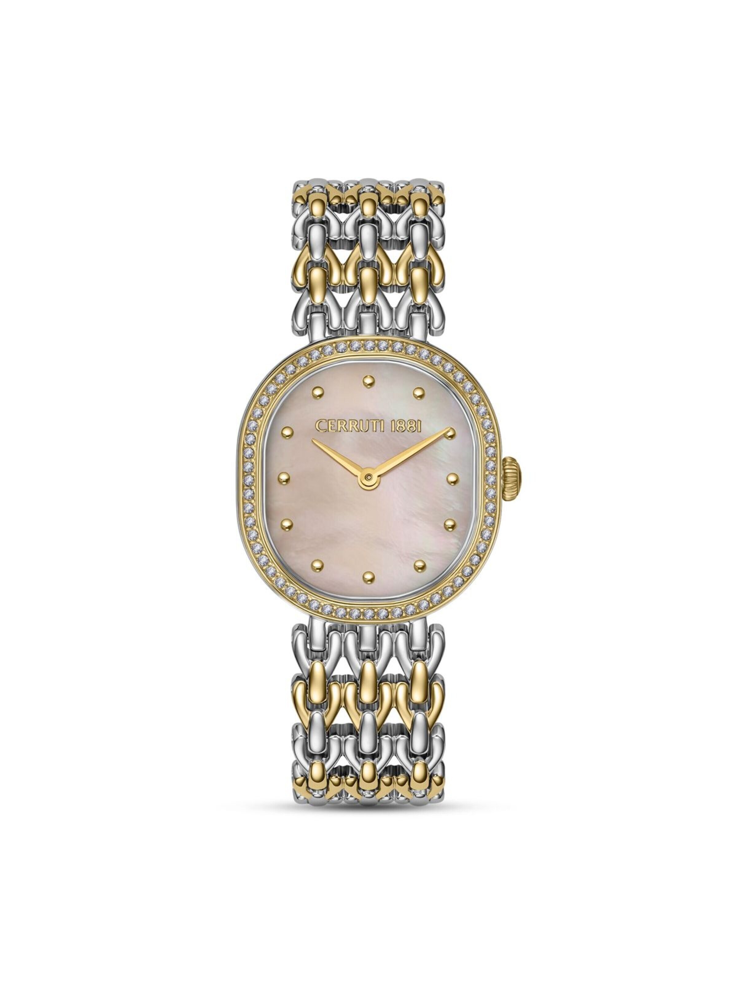 CERRUTI 1881 Analog watch 'Watch Udine' in Silver: front