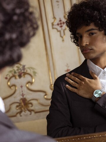 Montre à affichage analogique 'Uzrai' Luxenter en bleu