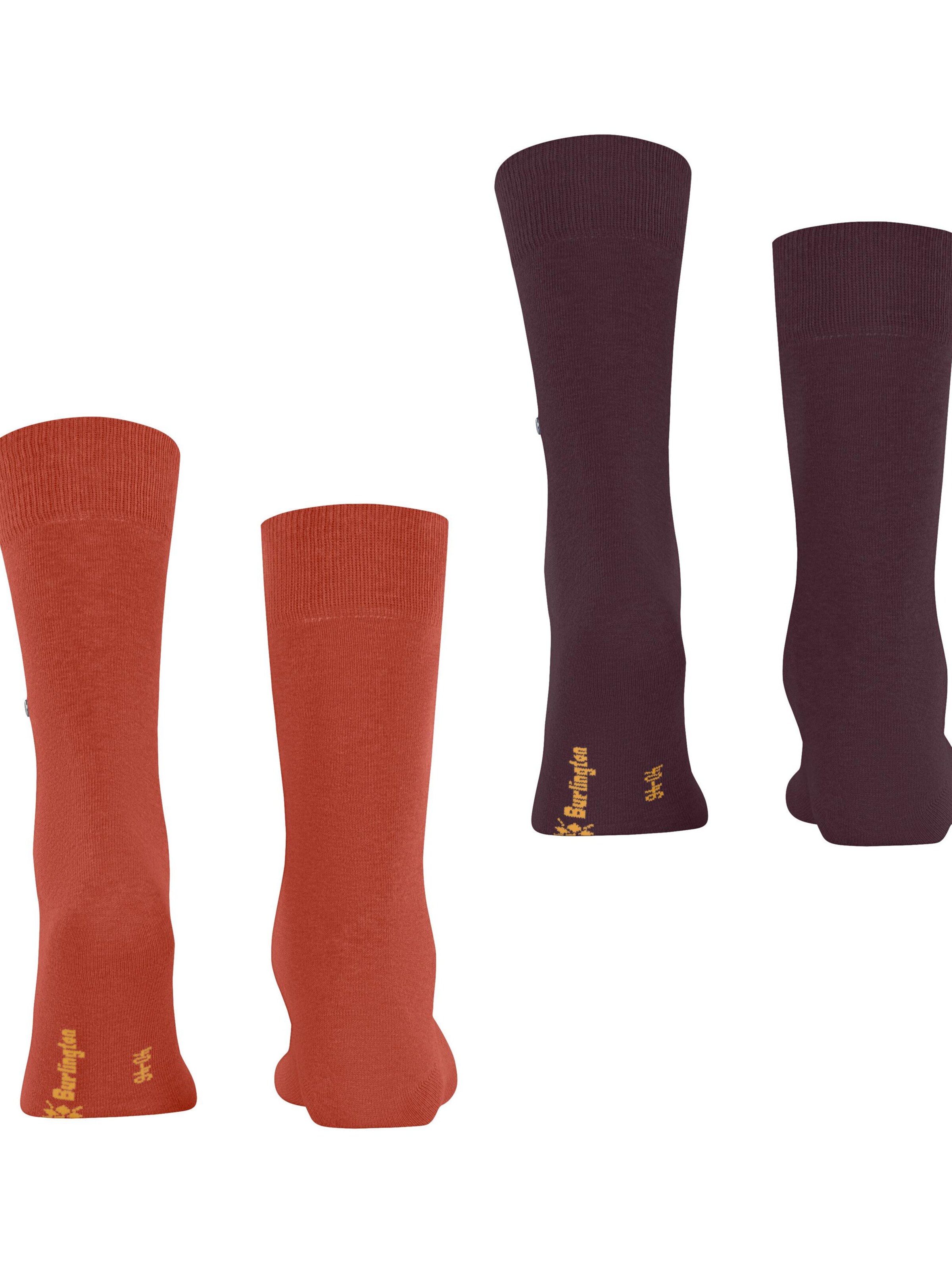 BURLINGTON Socks 'Everyday 2-Pack' in Red