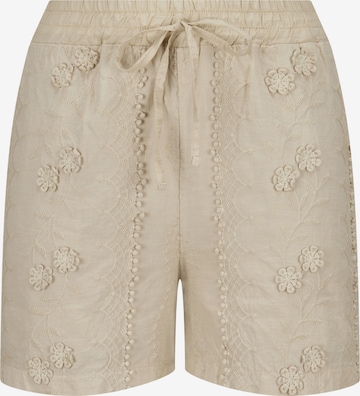Pantalon Nicowa en beige : devant