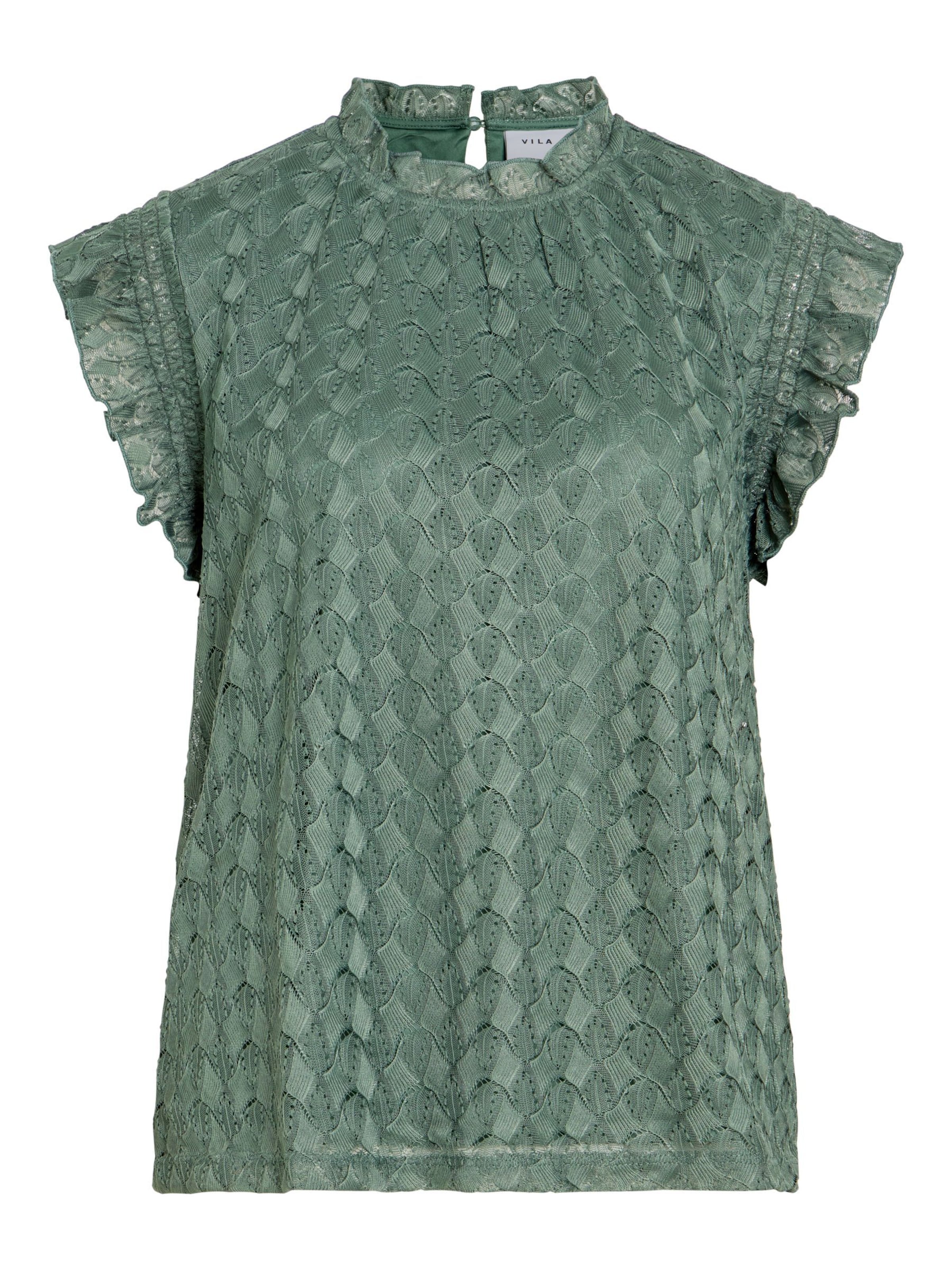 VILA Blouse 'VINila' in Green: front