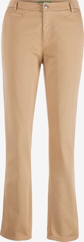 UNITED COLORS OF BENETTON Bootcut Chinohose in Beige: predná strana