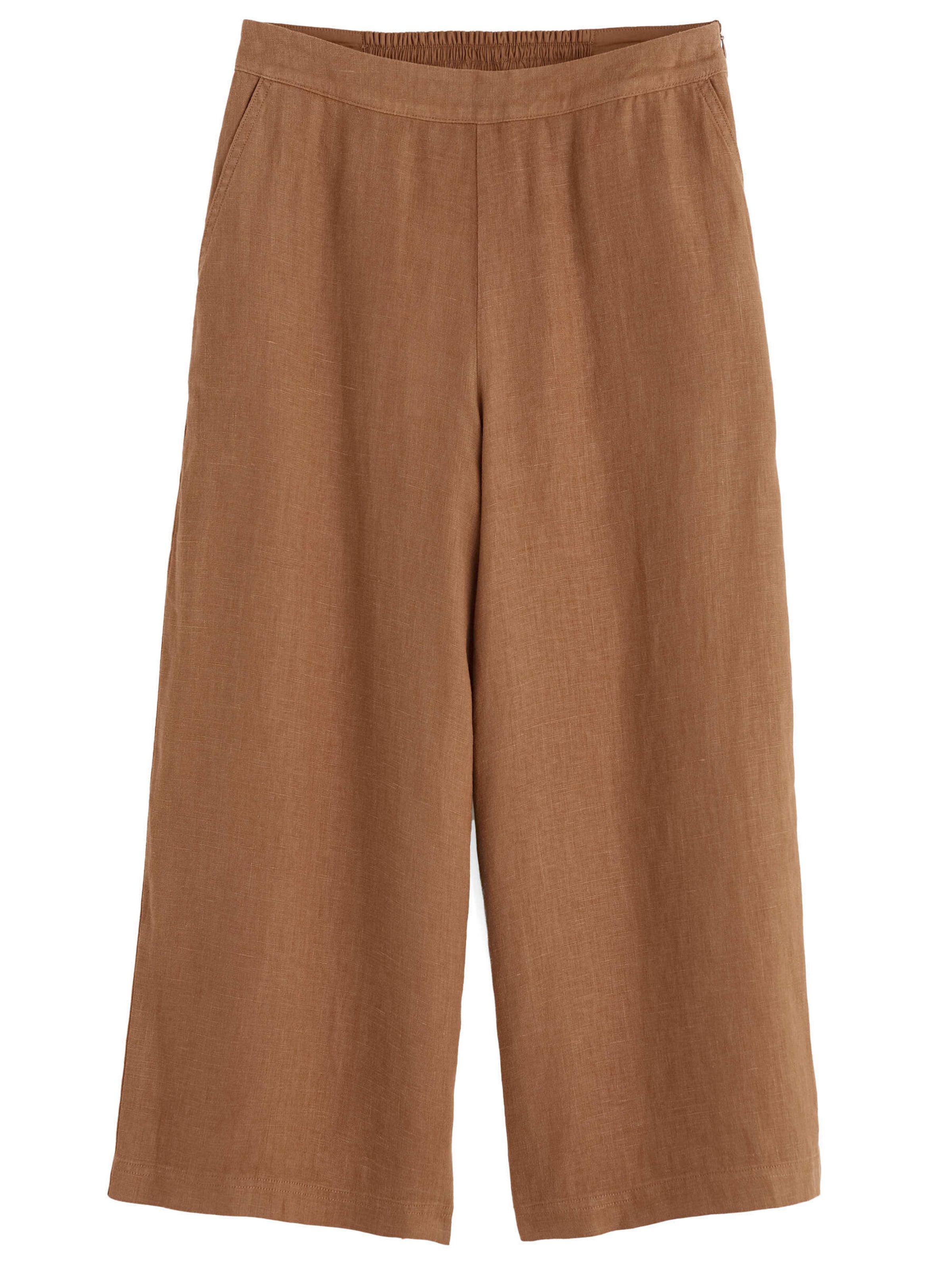 Seasalt Cornwall Zvonové kalhoty Kalhoty 'Merrivale' – hnědá: přední strana