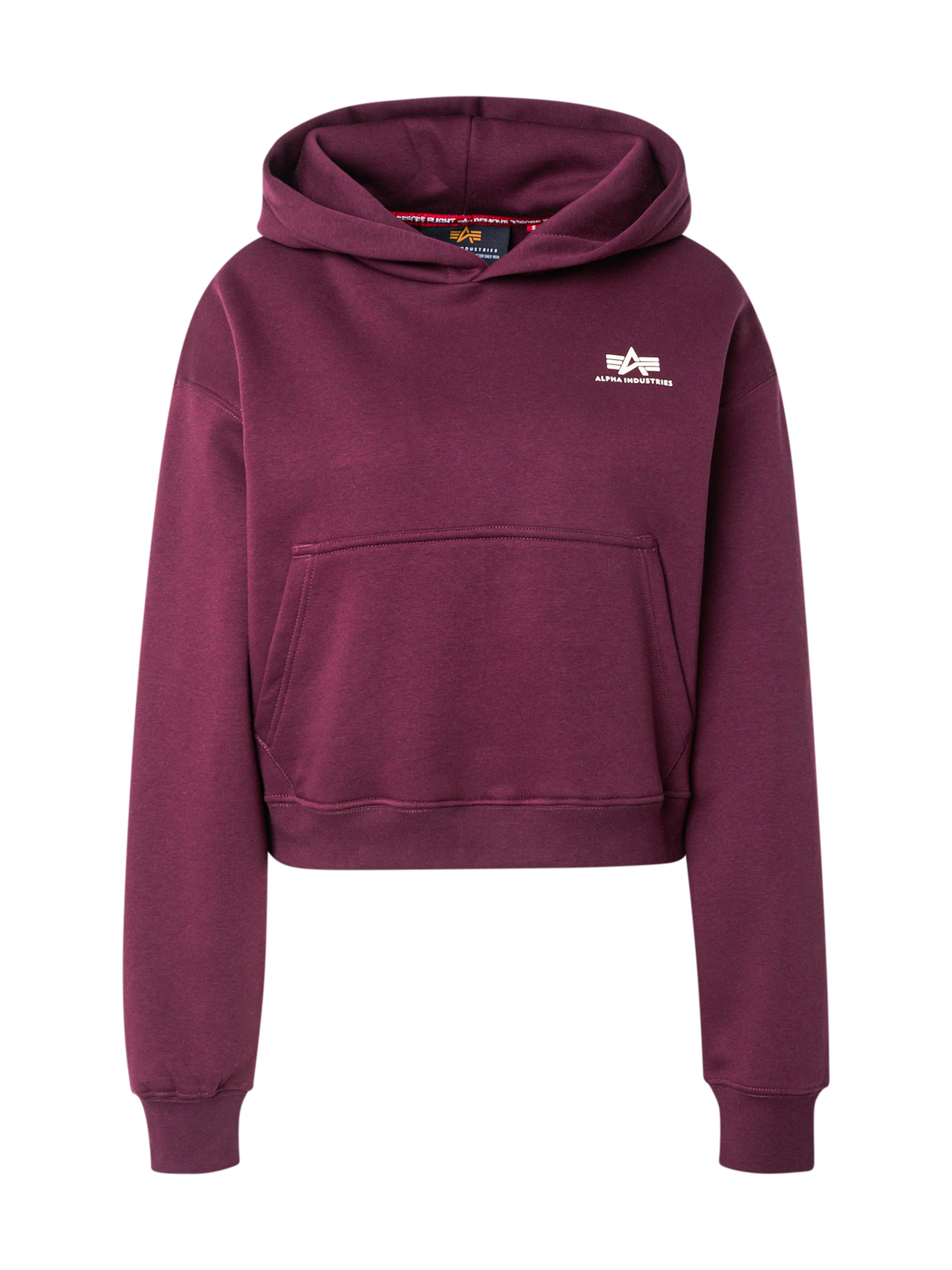 ALPHA INDUSTRIES Свитшот в Красный: спереди