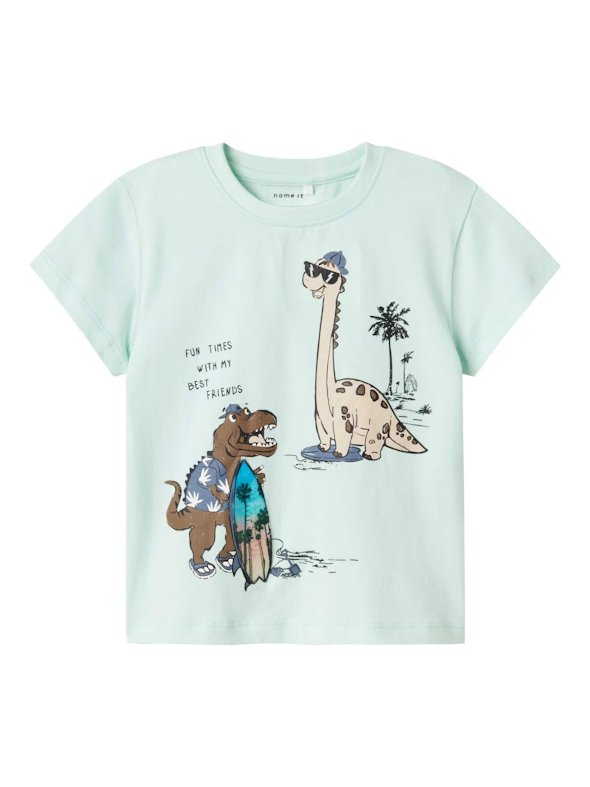 NAME IT Shirt 'NMMJacques' in Green: front