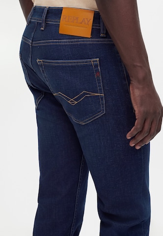 Coupe slim Jean 'GROVER' REPLAY en bleu