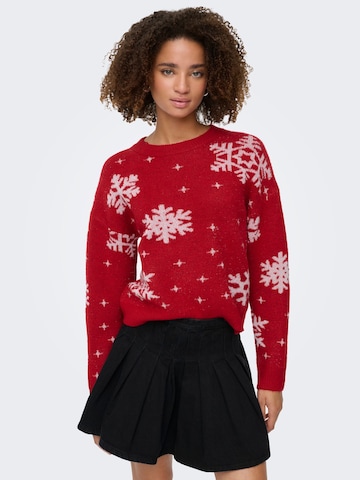 Pull-over 'XMAS ' ONLY en rouge