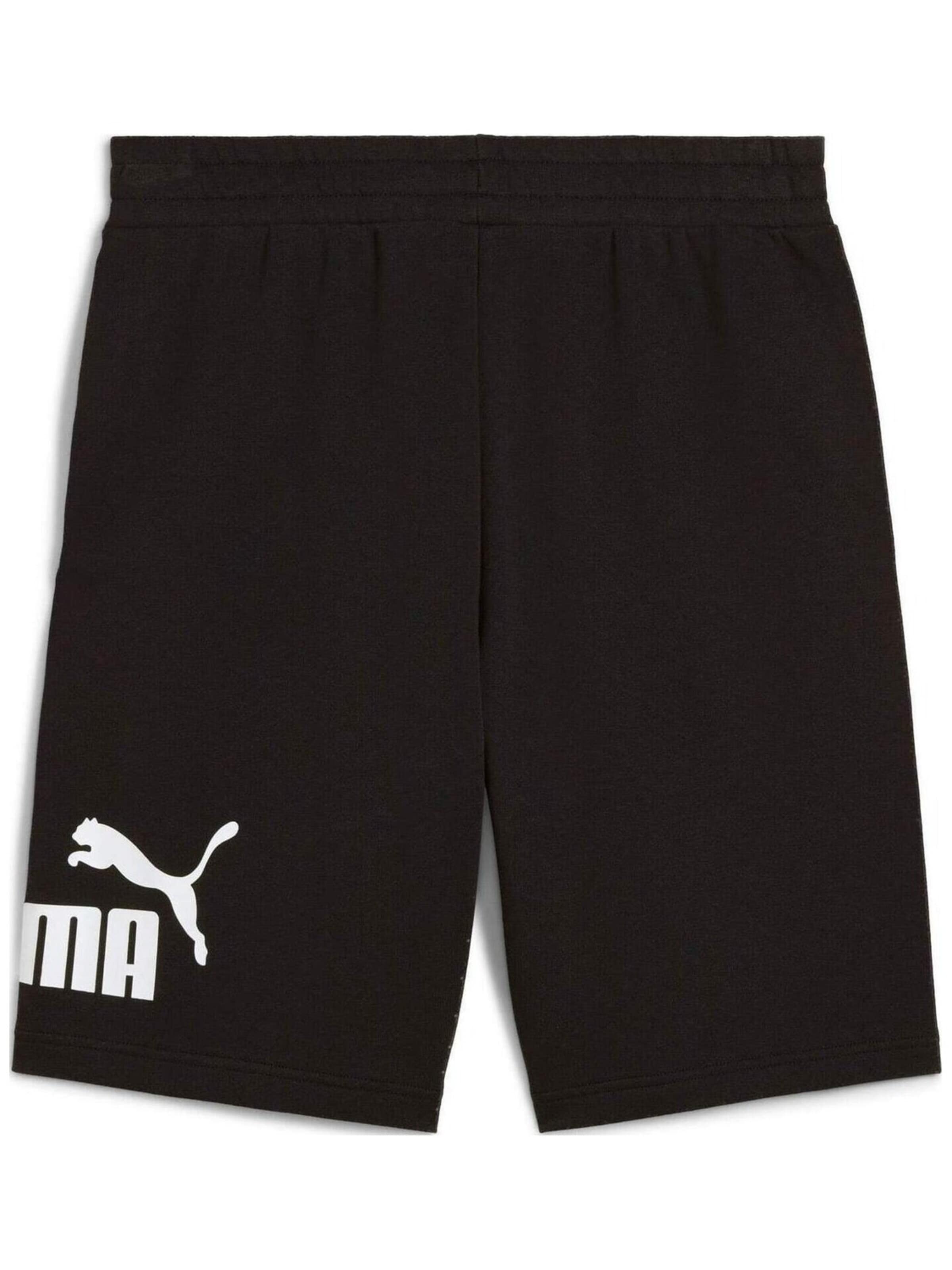 PUMA Regular Sportbroek 'Ess Big No. 1' in Zwart: voorkant