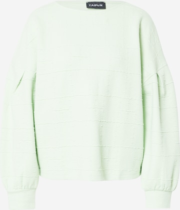 TAIFUN Sweatshirt in Grün: front