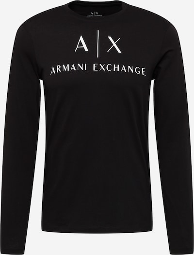 ARMANI EXCHANGE Majica u crna / bijela, Pregled proizvoda