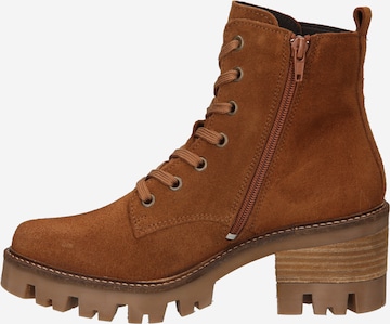 BULLBOXER Lace-Up Ankle Boots in Brown