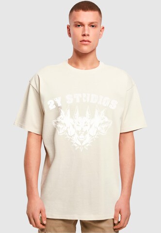2Y Premium Shirt 'Dobermann' in Beige: front