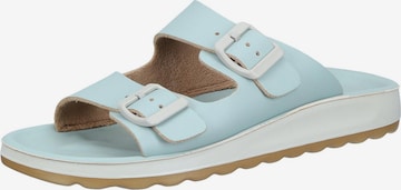 FLY FLOT Pantolette in Grün: Vorderseite