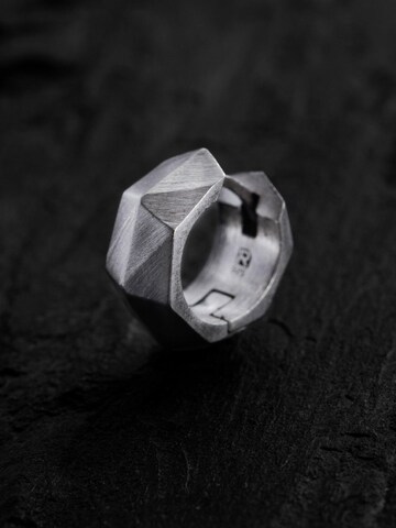 REYTEL - Pendientes 'FACETS' en plata