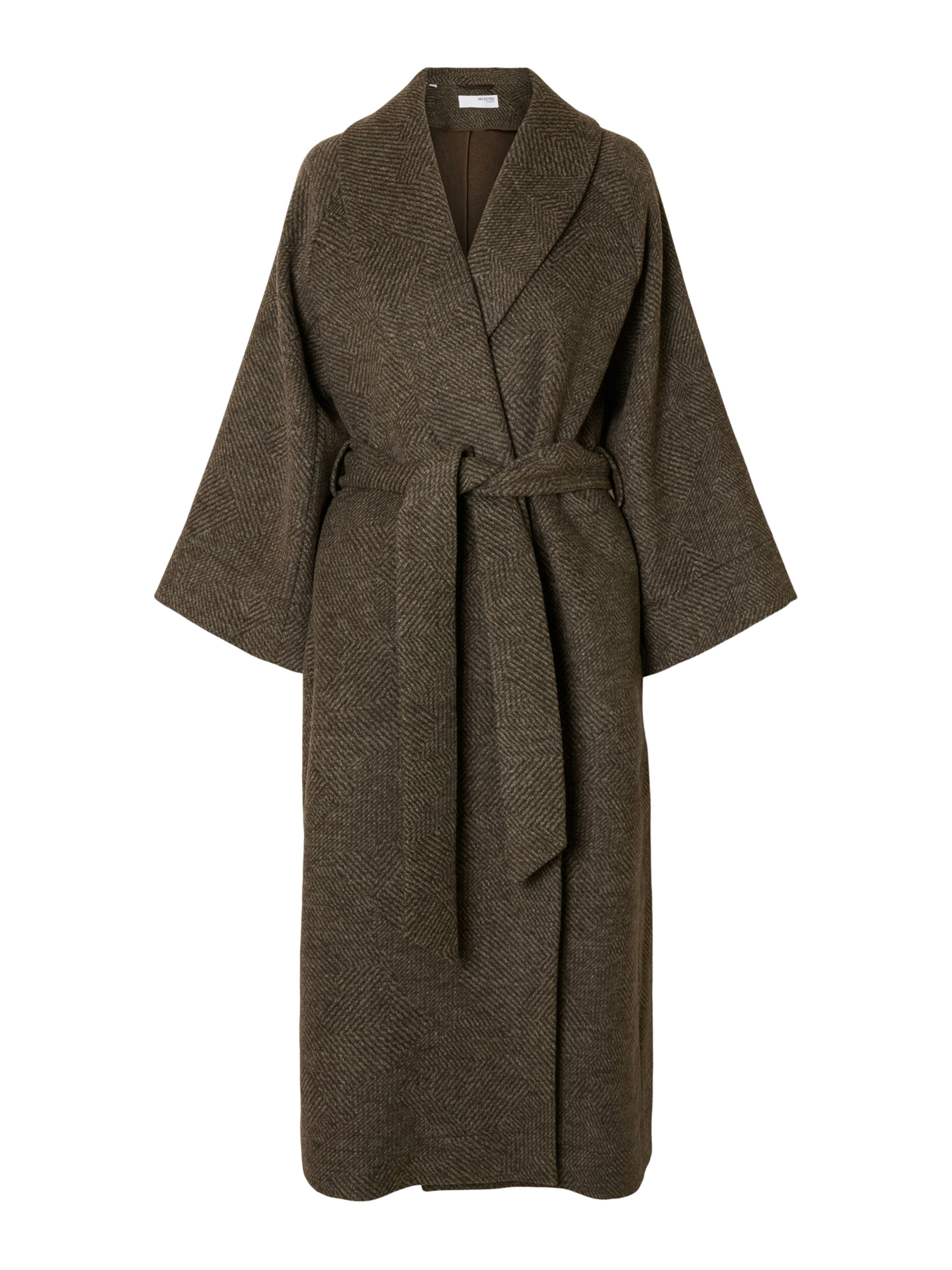 SELECTED - Abrigo de entretiempo 'SLFIDA' en beige: frente