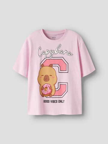 Maglietta 'Capybara' di NAME IT in rosa