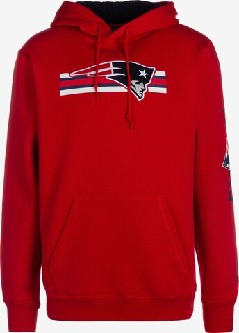 NEW ERA Sweatshirt 'NFL New England Patriots ' in Red: front