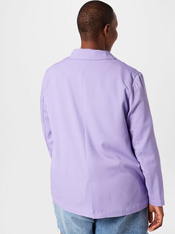 Noisy May Curve Blazer 'Kate Almond' in Purple