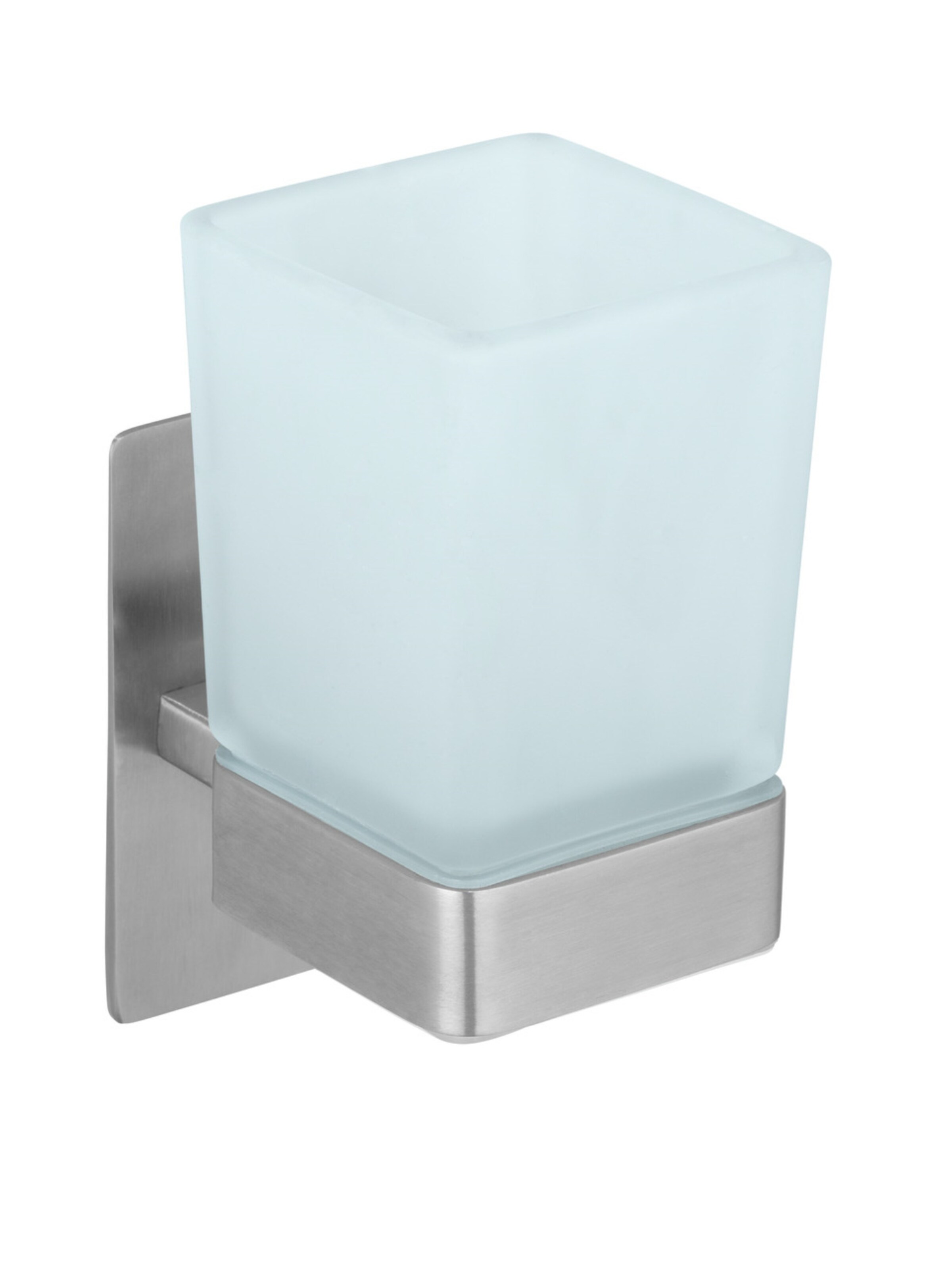 Wenko Bathroom Set in Silver: front