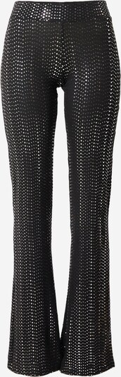 NEON & NYLON Pantalon 'RICCA' en noir / argent, Vue avec produit