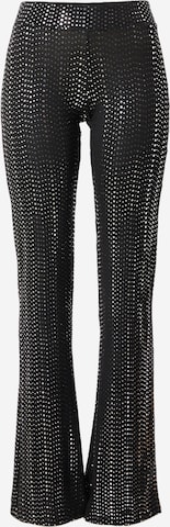 NEON & NYLON Flared Hose 'RICCA' in Schwarz: predná strana