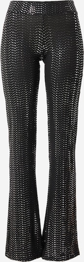 NEON & NYLON Pantalon 'RICCA' en noir / argent, Vue avec produit