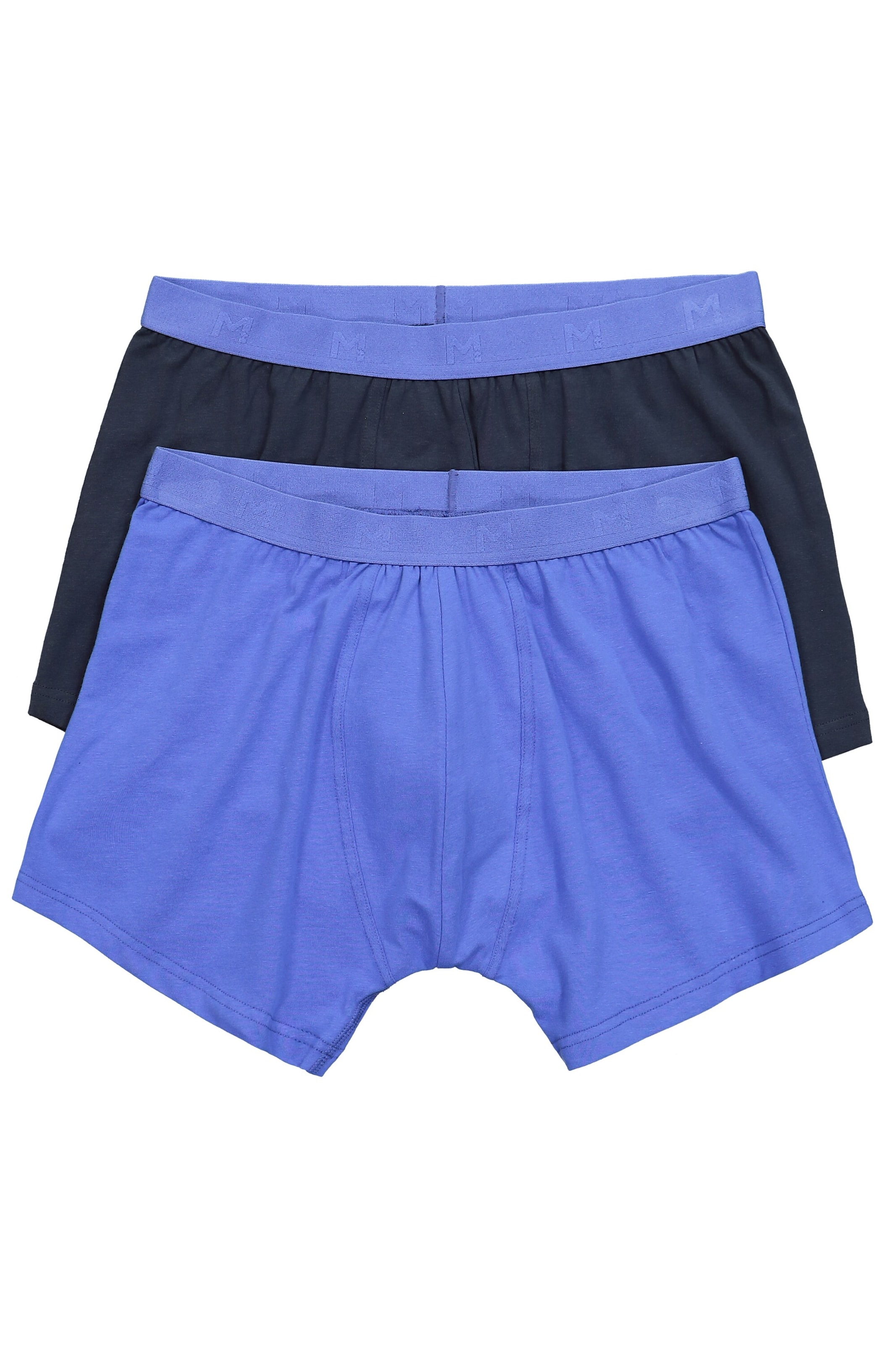 Men Plus Boxershorts in Blau: Vorderseite