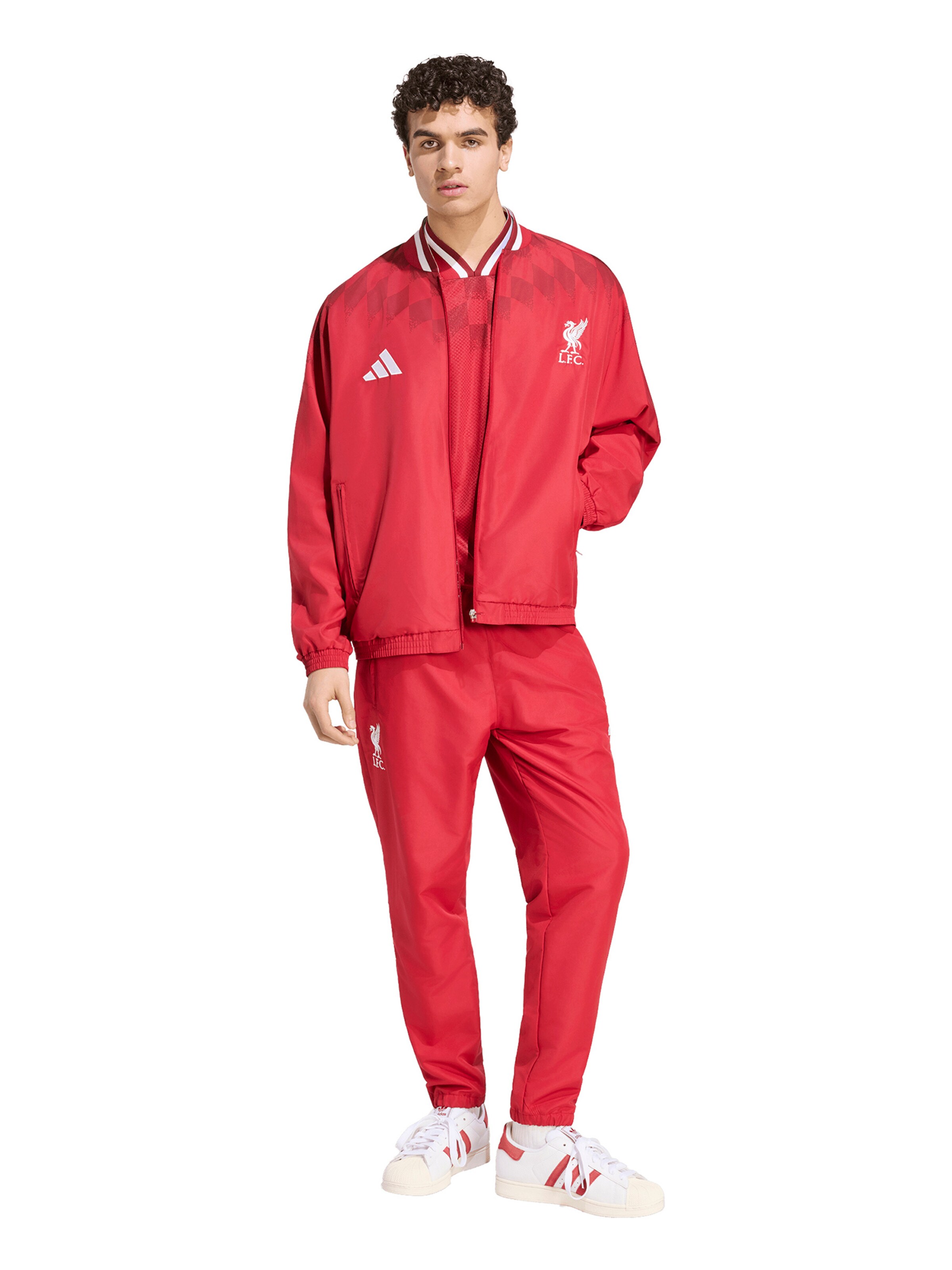 Vestes d’entraînement 'LFC ST' ADIDAS PERFORMANCE en rouge