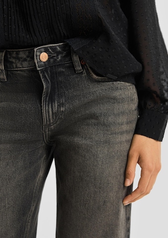 QS Wide leg Jeans 'Catie' in Grijs