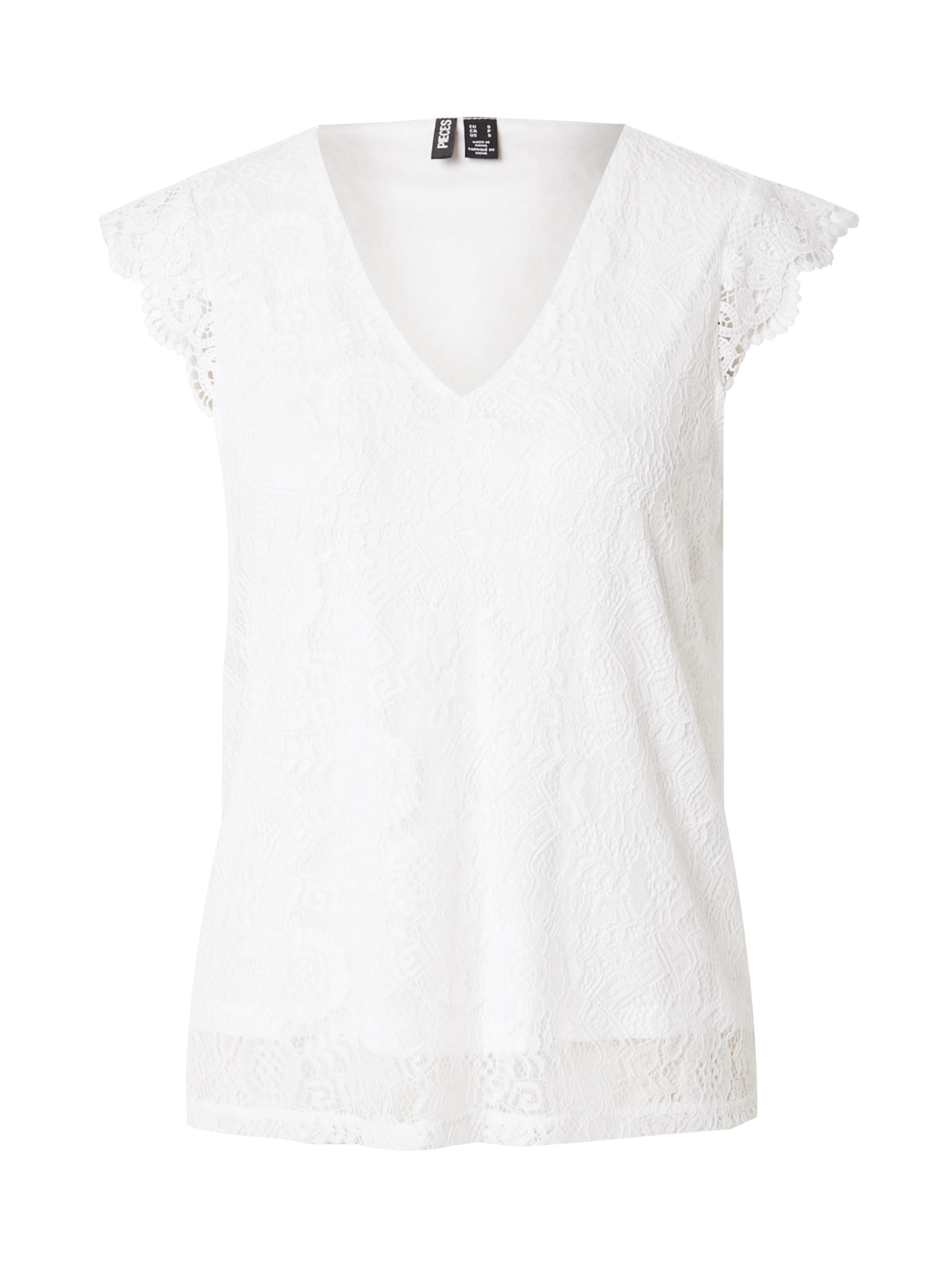 Chemisier 'PCOlline' PIECES en blanc : devant