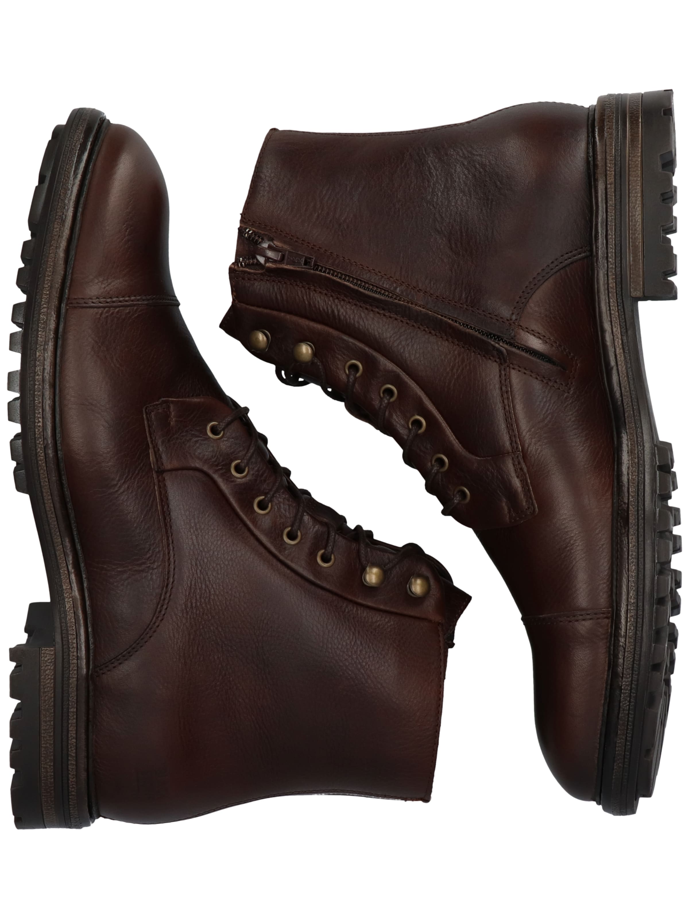 BLACKSTONE - Botas con cordones 'Lester UG21' en marrón