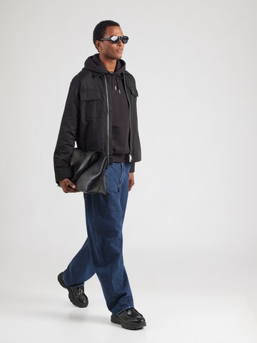Felpa 'MONOGRAM' di Calvin Klein Jeans in nero