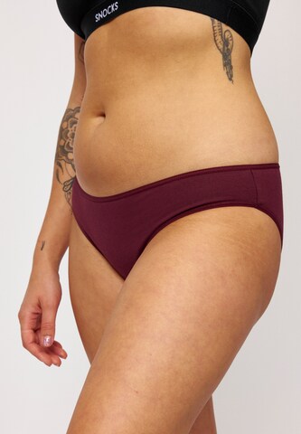 SNOCKS Panty in Red: front