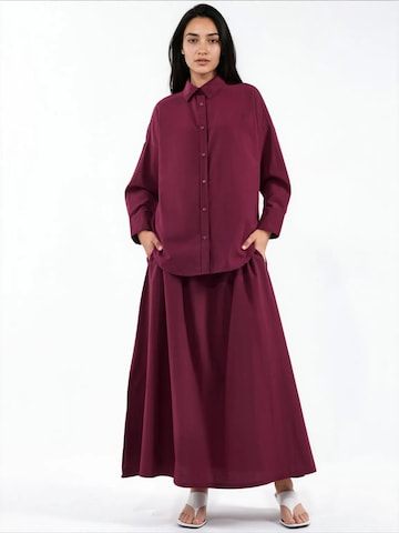 Abito da casa di MSN Collection in rosso: frontale